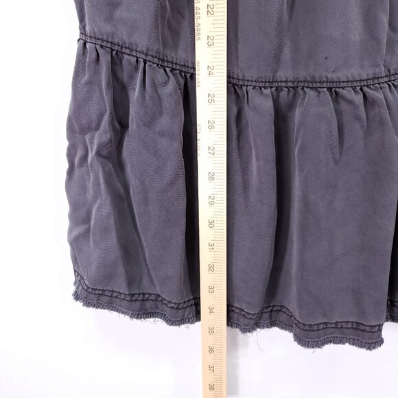 Anthropologie Jenee Mini Dress Size XS Petite Tiered Ruffle Sleeves with Pockets - Picture 7 of 14